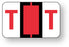 Medical Labels - Alpha File Folder Label - Ident-A-File Labeling System, 1-5/8" x 1"