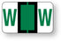 Medical Labels - Alpha File Folder Label - Ident-A-File Labeling System, 1-5/8" x 1"
