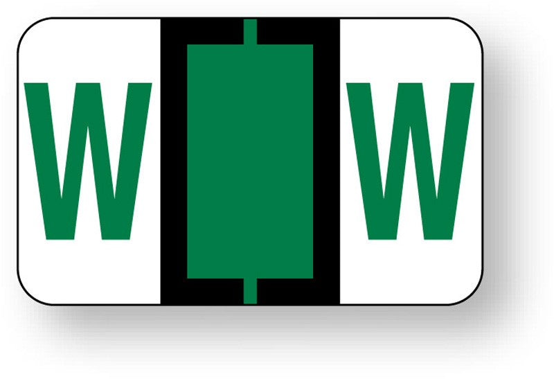 Medical Labels - Alpha File Folder Label - Ident-A-File Labeling System, 1-5/8" x 1"