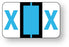 Medical Labels - Alpha File Folder Label - Ident-A-File Labeling System, 1-5/8" x 1"