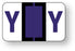 Medical Labels - Alpha File Folder Label - Ident-A-File Labeling System, 1-5/8" x 1"