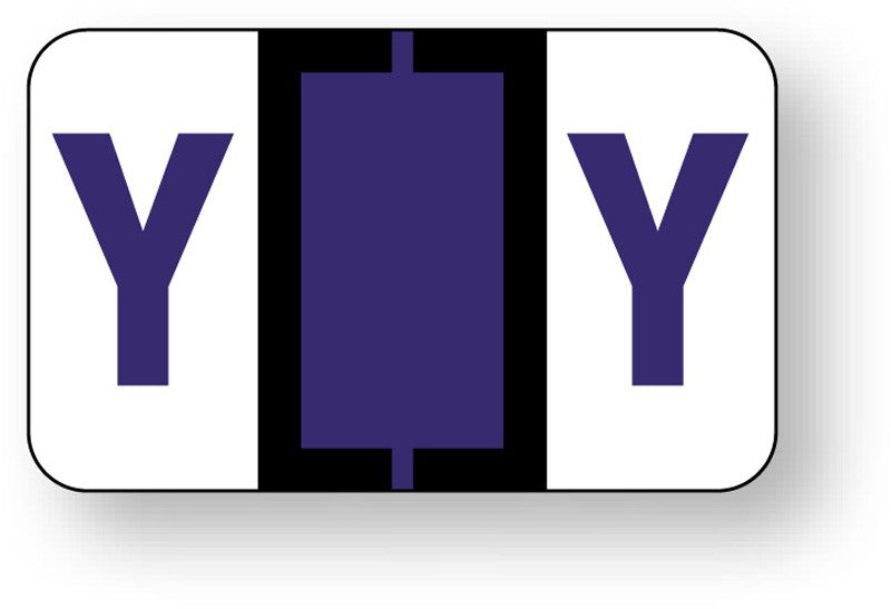 Medical Labels - Alpha File Folder Label - Ident-A-File Labeling System, 1-5/8" x 1"
