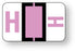 Medical Labels - Alpha File Folder Label - Ident-A-File Labeling System Side and Top Tab, 1-5/8" x 1"
