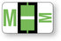 Medical Labels - Alpha File Folder Label - Ident-A-File Labeling System Side and Top Tab, 1-5/8" x 1"