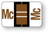Medical Labels - Alpha File Folder Label - Ident-A-File Labeling System Side and Top Tab, 1-5/8" x 1"