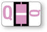 Medical Labels - Alpha File Folder Label - Ident-A-File Labeling System Side and Top Tab, 1-5/8" x 1"