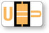 Medical Labels - Alpha File Folder Label - Ident-A-File Labeling System Side and Top Tab, 1-5/8" x 1"