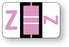 Medical Labels - Alpha File Folder Label - Ident-A-File Labeling System Side and Top Tab, 1-5/8" x 1"