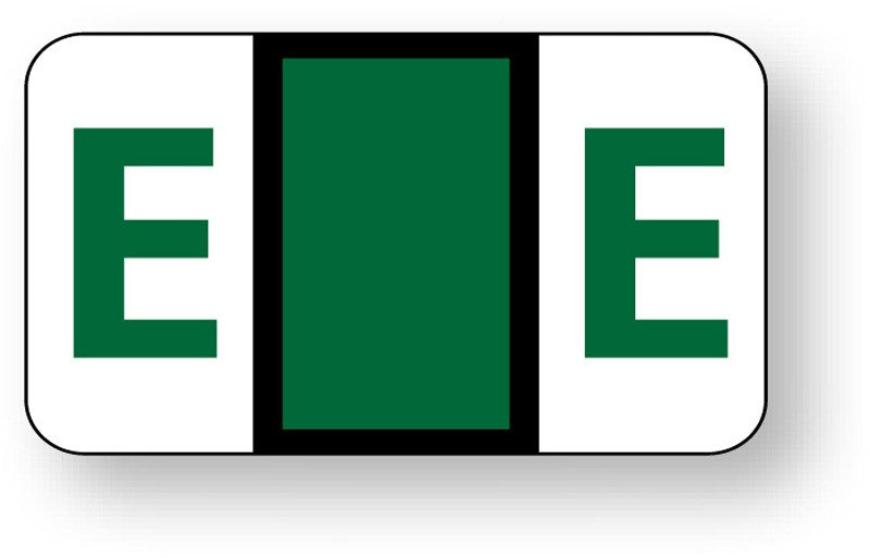 Medical Labels - Alpha File Folder Label - Jeter 5100 Compatible Series, 1-5/8" x 15/16"