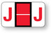 Medical Labels - Alpha File Folder Label - Jeter 5100 Compatible Series, 1-5/8" x 15/16"