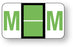 Medical Labels - Alpha File Folder Label - Jeter 5100 Compatible Series, 1-5/8" x 15/16"