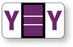 Medical Labels - Alpha File Folder Label - Jeter 5100 Compatible Series, 1-5/8" x 15/16"