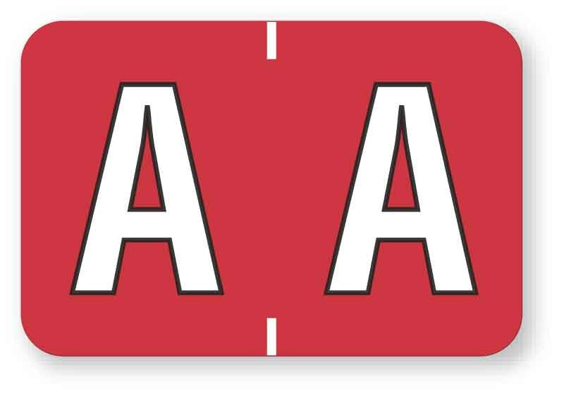 Medical Labels - Alpha File Folder Label - Barkley ABKM Compatible Series, 1-1/2" x 1"