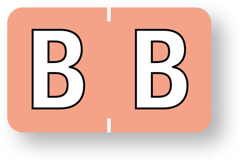 Medical Labels - Alpha File Folder Label - Barkley ABKM Compatible Series, 1-1/2" x 1"
