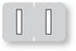 Medical Labels - Alpha File Folder Label - Barkley ABKM Compatible Series, 1-1/2" x 1"