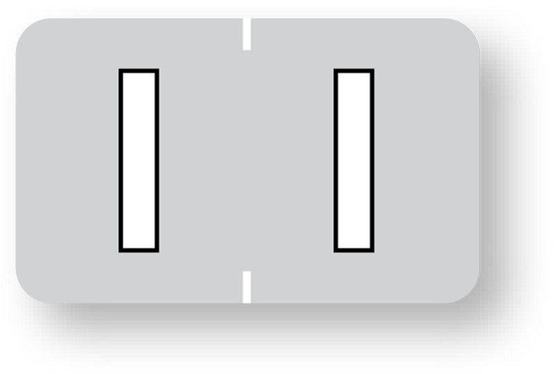 Medical Labels - Alpha File Folder Label - Barkley ABKM Compatible Series, 1-1/2" x 1"