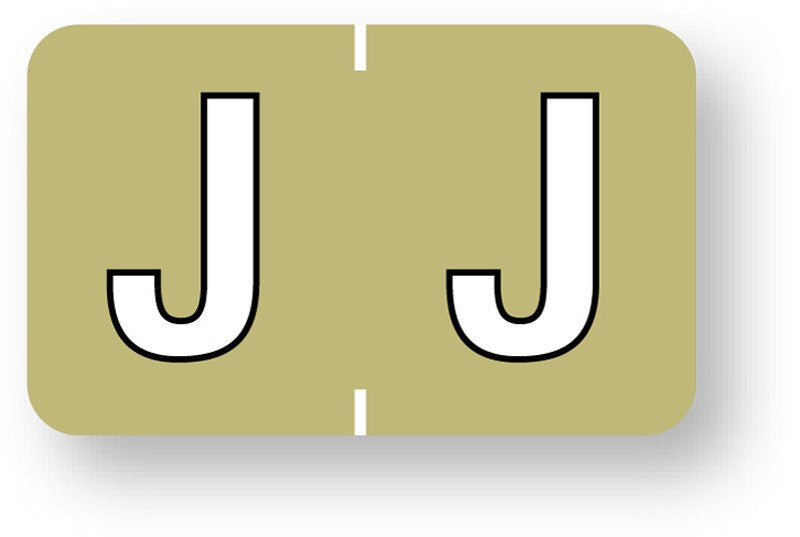 Medical Labels - Alpha File Folder Label - Barkley ABKM Compatible Series, 1-1/2" x 1"