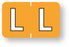 Medical Labels - Alpha File Folder Label - Barkley ABKM Compatible Series, 1-1/2" x 1"