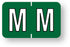 Medical Labels - Alpha File Folder Label - Barkley ABKM Compatible Series, 1-1/2" x 1"