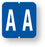Medical Labels - Alpha File Folder Label - GBS/GBS/VRE 8500 Compatible, 1-1/4" x 1-5/16"