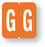 Medical Labels - Alpha File Folder Label - GBS/VRE 8500 Compatible, 1-1/4" x 1-5/16"
