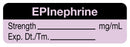 Medical Labels - Anesthesia Label, EPInephrine mg/mL, 1-1/2" x 1/2"