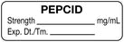Medical Labels - Anesthesia Label, Pepcid mg/mL, 1-1/2" x 1/2"