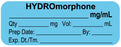 Medical Labels - Anesthesia Label, HYDROmorphone mg/mL, " x 3/4"