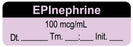 Medical Labels - Anesthesia Label, EPInephrine 100 mcg/mL, 1-1/2" x 1/2"