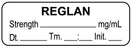 Medical Labels - Anesthesia Label, Reglan mg/mL Date Time Initial, 1-1/2" x 1/2"