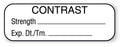 Medical Labels - Anesthesia Label, Contrast, 1-1/2" x 1/2"