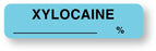 Medical Labels - Anesthesia Label, Xylocaine%, 1-1/4" x 5/16"