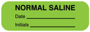 Medical Labels - Anesthesia Label, Normal Saline mg/mL, 1-1/2" x 1/2"