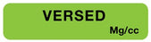 Medical Labels - Anesthesia Label, Versed mg/cc, 1-1/4" x 5/16"