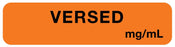 Medical Labels - Anesthesia Label, Versed mg/mL, 1-1/4" x 5/16"