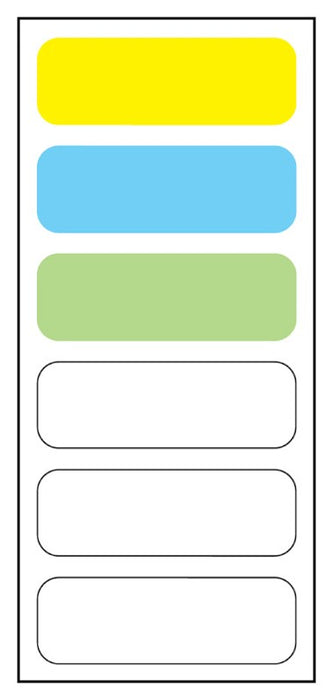 Medical Labels - 6-label Anesthesia Sheet, 1-1/2" x 1/2"