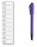 Medical Labels - 10-label Sheet w/Dual-Tip Marker, 1-1/2" x 1/2"