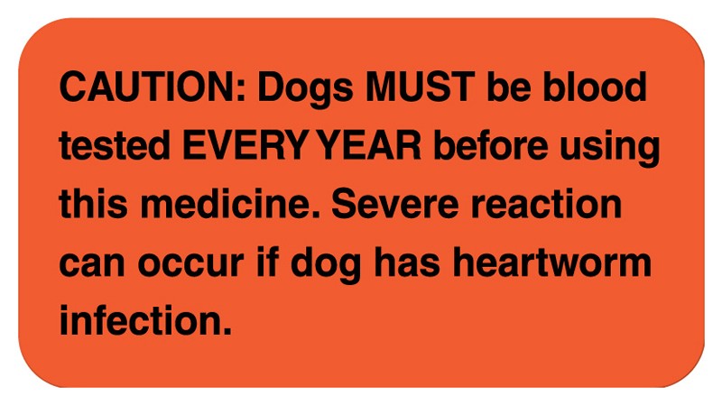 Medical Labels - Medication Instruction Label, 1-5/8" x 7/8"