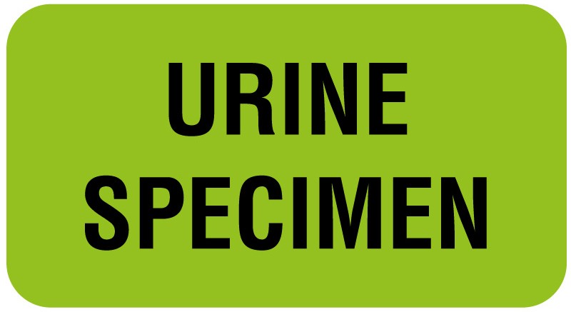 Medical Labels - URINE SPECIMEN, Communication Label, 1-5/8" x 7/8"