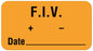 Medical Labels - FIV Label, 1-5/8" x 7/8"