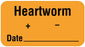 Medical Labels - Heartworm Label, 1-5/8" x 7/8"