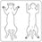 Medical Labels - Feline Examination Record Label, 2-1/4" x 2-1/4"