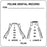 Medical Labels - Feline Examination Record Label, 2-1/2" x 2-1/2"