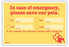Medical Labels - SAVE OUR PETS Label, 5-1/2" x 3-3/4"