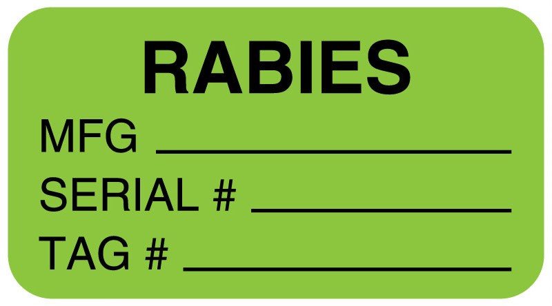 Medical Labels - Vaccination Record Label, 1-5/8" x 7/8"