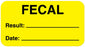 Medical Labels - Fecal Label, 1-5/8" x 7/8"