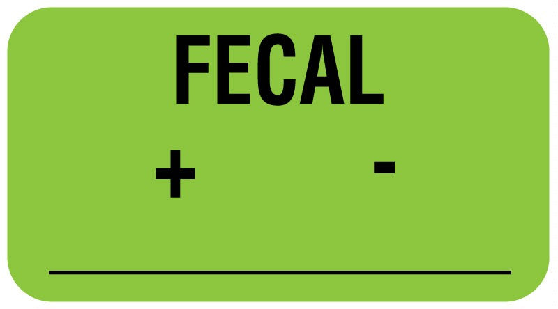 Medical Labels - Fecal Label, 1-5/8" x 7/8"
