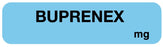 Medical Labels - Anesthesia Label, Buprenex mg, 1-1/4" x 5/16"