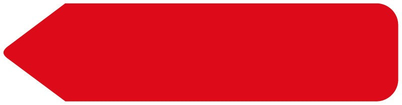 Medical Labels - Uniarrow Plus Flag, 1-3/4" x 13/32"