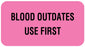 Medical Labels - Blood Bank Communication Label, 1-5/8" x 7/8"